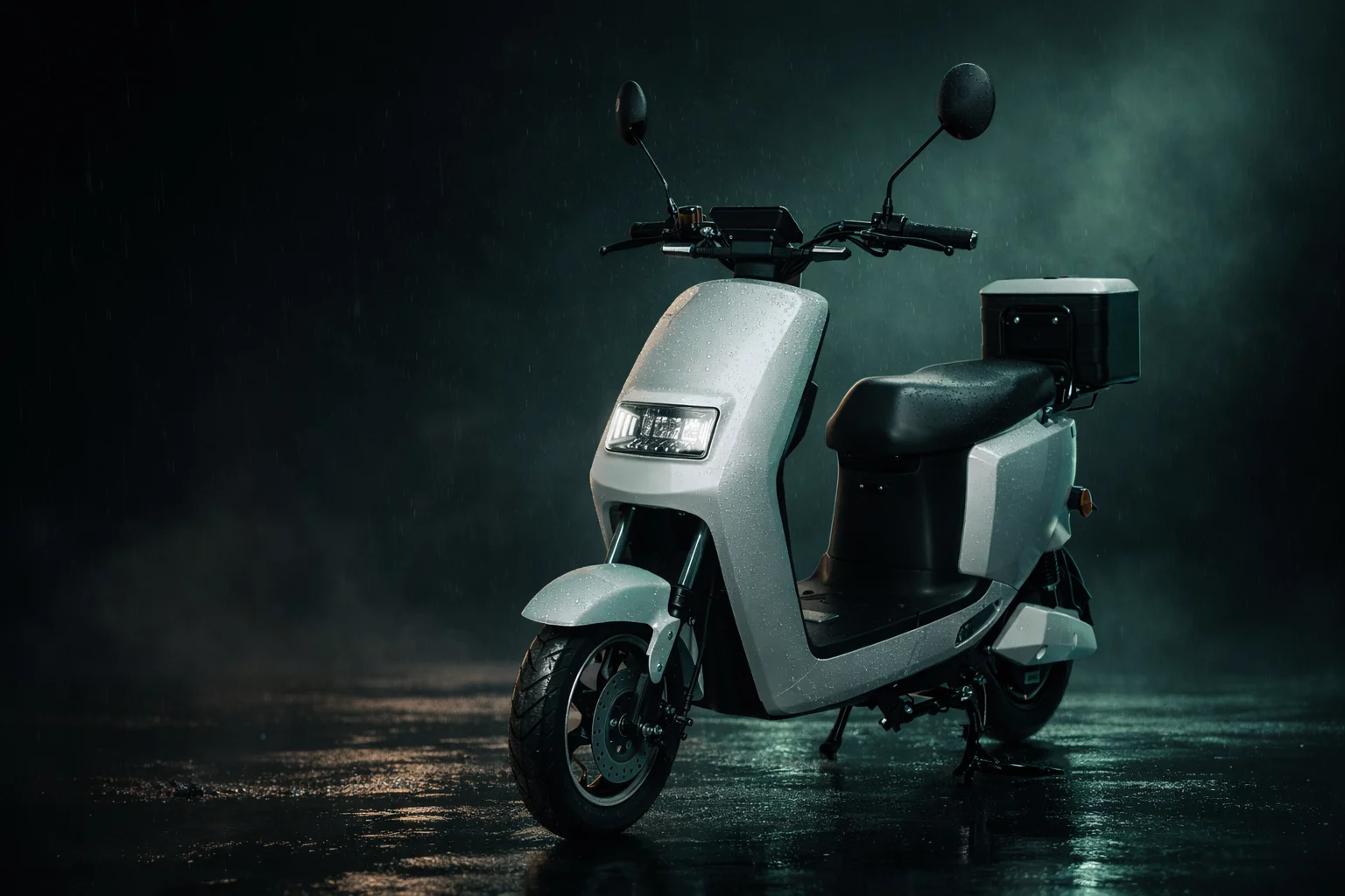 Rouler en scooter électrique en hiver